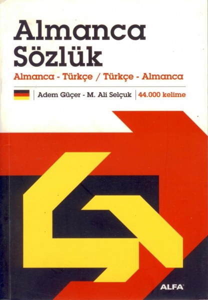 Almanca Sözlük; Almanca-Türkce/türkce-almanca