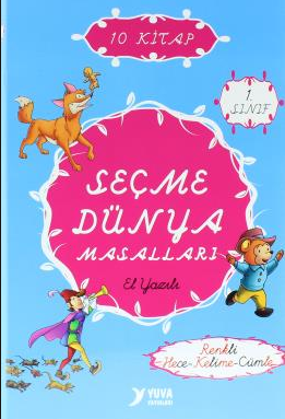 Yuva 1. Sinif Secme Dünya Masallari El Yazili 10 Kitap